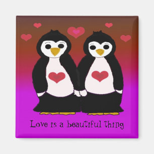 Penguin Love Magnet