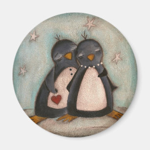 Penguin Love - Magnet