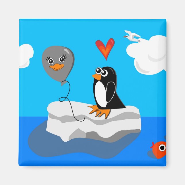PENGUIN LOVE MAGNET (Front)