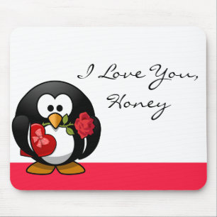 Penguin Love Mousepad