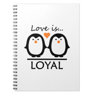 Penguin Love notebooks