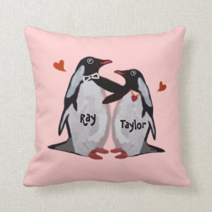 Penguin Love Pillows