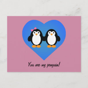 Penguin Love Postcard