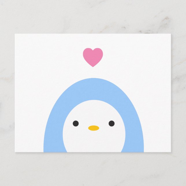Penguin Love Postcard (Front)