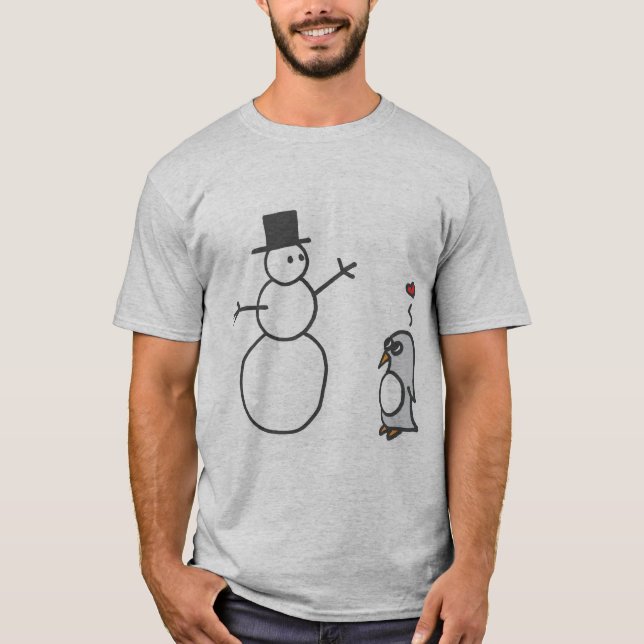 Penguin love T-Shirt (Front)