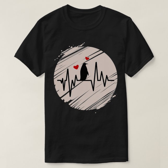 Penguin Love  T-Shirt (Design Front)