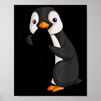 Penguin Lover Kids Girl Women Men  Poster