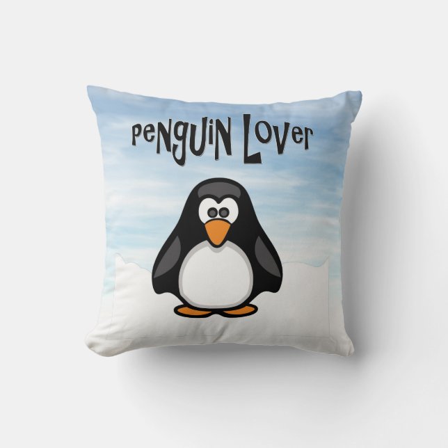 Penguin Lover Pillow (Front)