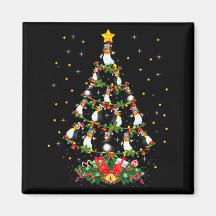 Penguin Lover Xmas Gift Matching Penguin Christmas Magnet