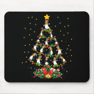 Penguin Lover Xmas Gift Matching Penguin Christmas Mouse Mat