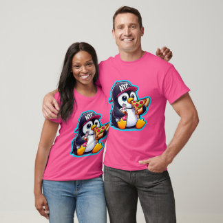 PENGUIN LOVES PIZZA T-Shirt