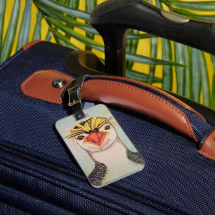 Penguin Luggage Tag
