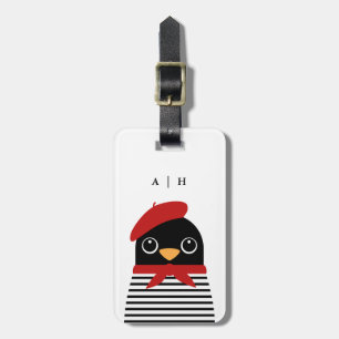 Penguin Luggage Tags