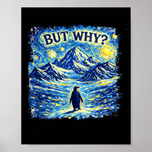 Penguin meme saw heading straight penguin but why poster