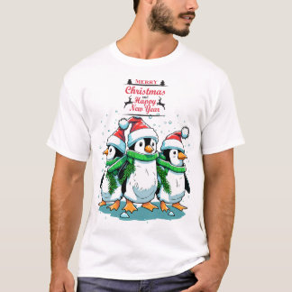 Penguin Merry Christmas T-Shirt