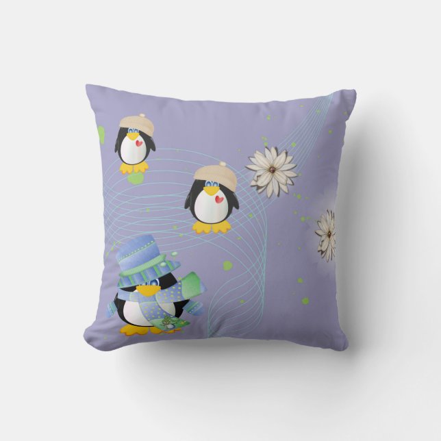 Penguin MoJo Pillows (Front)