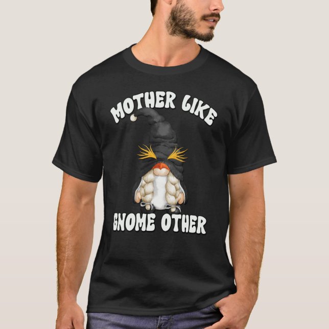 Penguin Mom Life Gnome Graphic For Women Mothers D T-Shirt (Front)