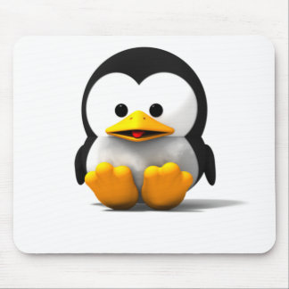 penguin mouse mat