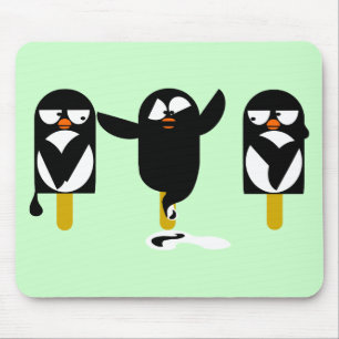 penguin mouse mat