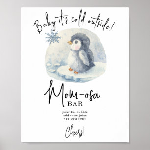 Penguin - mum-osa bar poster
