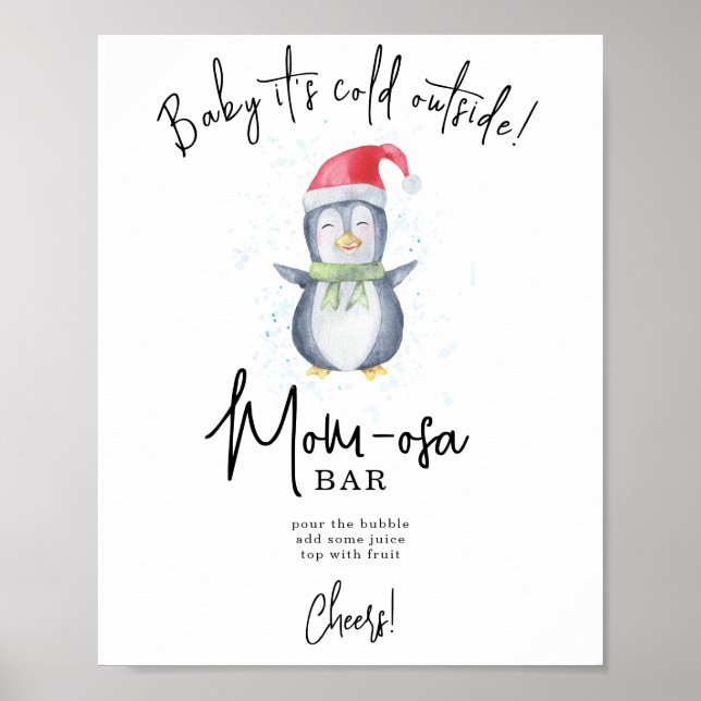Penguin - mum-osa bar poster (Front)