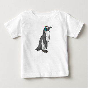 Penguin Music Headphone Baby T-Shirt