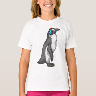 Penguin Music Headphone T-Shirt