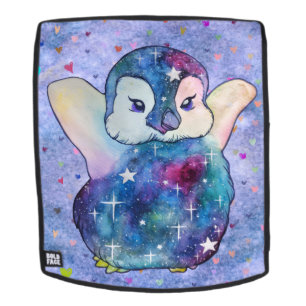 Penguin named Button Backpack