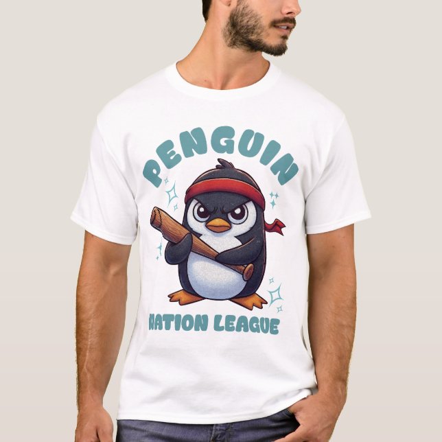 Penguin Nation League T-Shirt (Front)