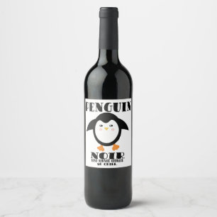 Penguin Noir Wine Labels