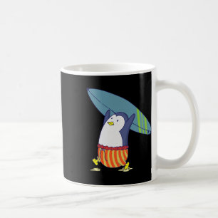 Penguin Nothing Is Better Than Surfing Coffee Mug