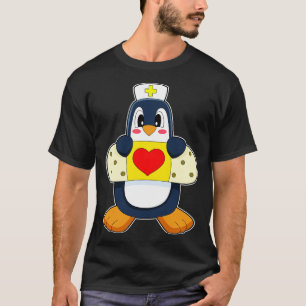 Penguin Nurse Plaster T-Shirt