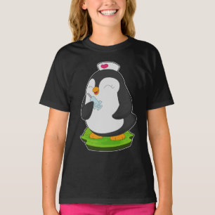 Penguin Nurse Syringe T-Shirt
