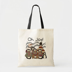 Penguin Oh Joy Christmas Tshirts and Gifts Tote Bag