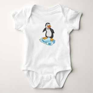 Penguin on Ice floe Baby Bodysuit