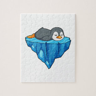 Penguin on Ice floe Jigsaw Puzzle