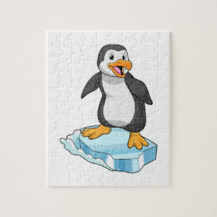 Penguin on Ice floe Jigsaw Puzzle