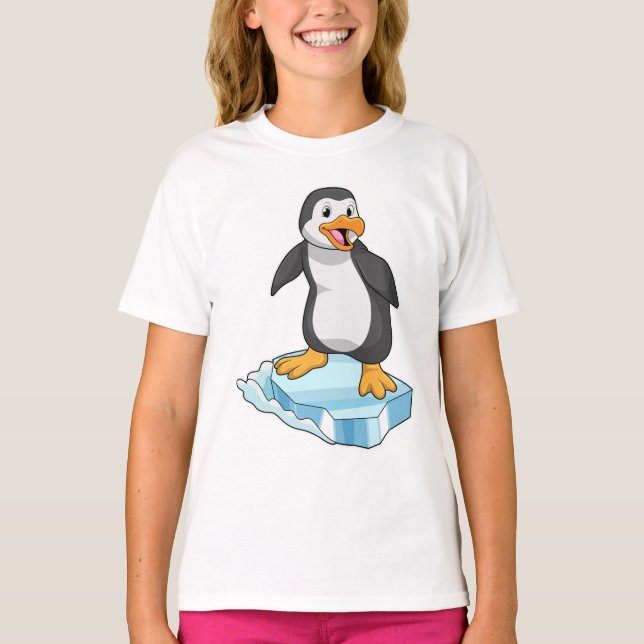 Penguin on Ice floe T-Shirt (Front)