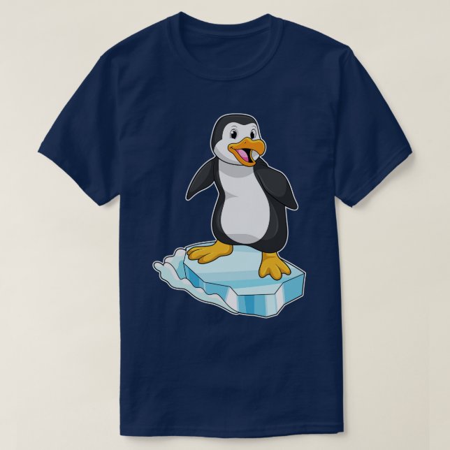 Penguin on Ice floe T-Shirt (Design Front)