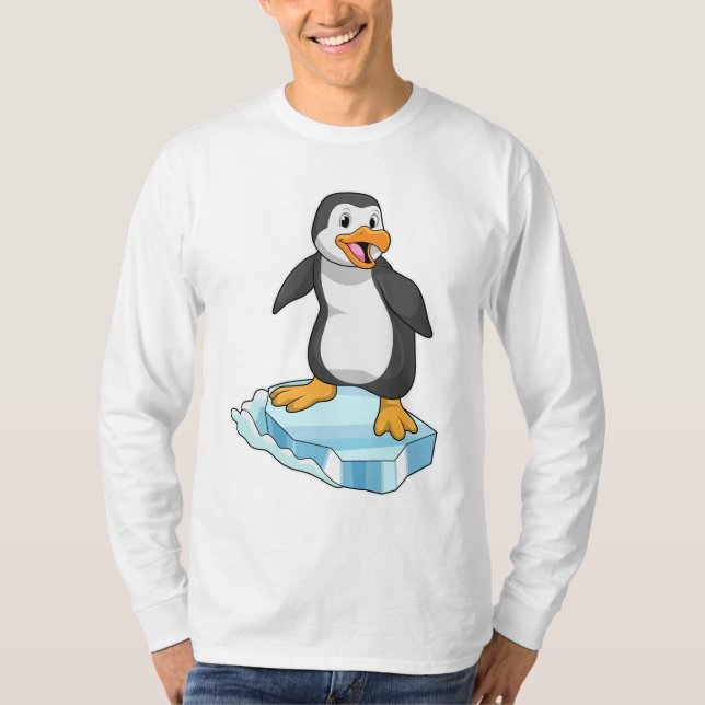 Penguin on Ice floe T-Shirt (Front)