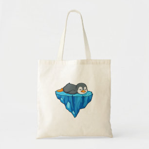 Penguin on Ice floe Tote Bag