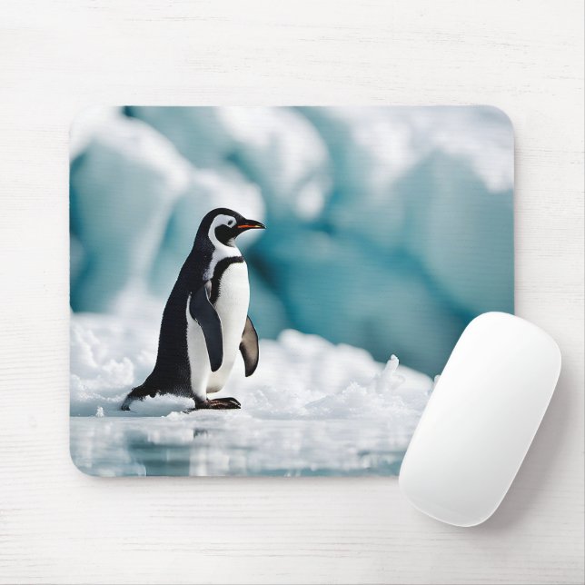 Penguin On Iceberg Mouse Mat (With Mouse)