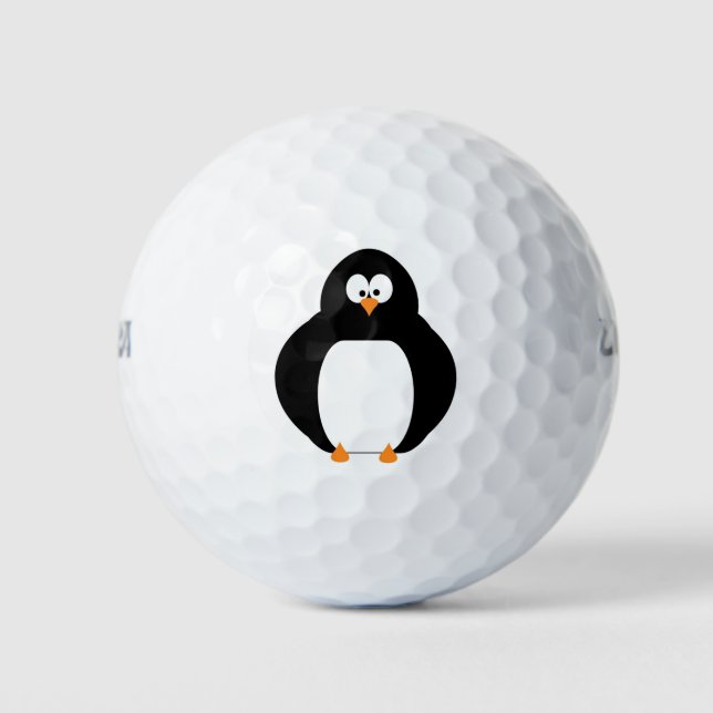 Penguin Pack of Golf Balls (Front)