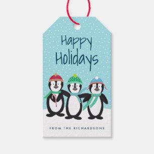Penguin Pals Personalised Gift Tags