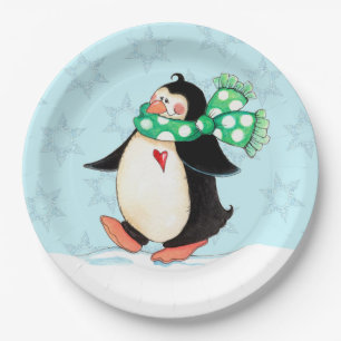 Penguin Paper Plate