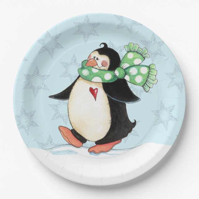 Penguin Paper Plate (Front)