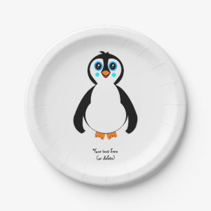 Penguin Paper plate