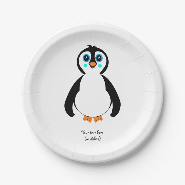 Penguin Paper plate (Front)