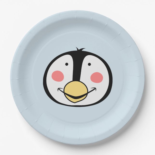 Penguin Paper Plate (Front)