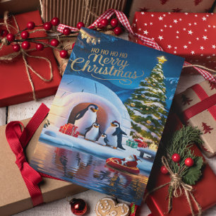 Penguin Parade at the Igloo Postcard